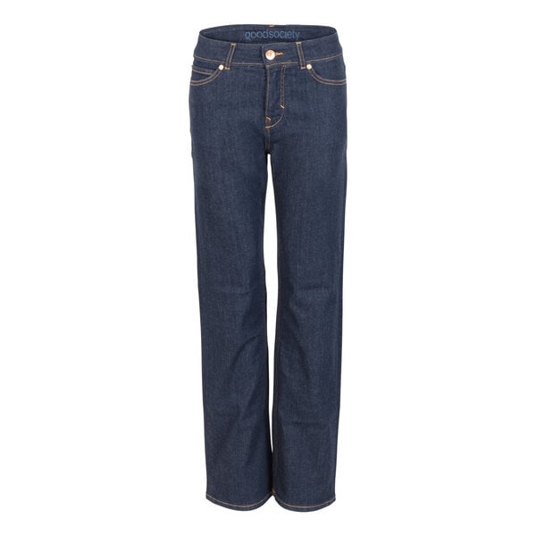 goodsociety Womens Regular Straight Jeans Raw One Wash von goodsociety