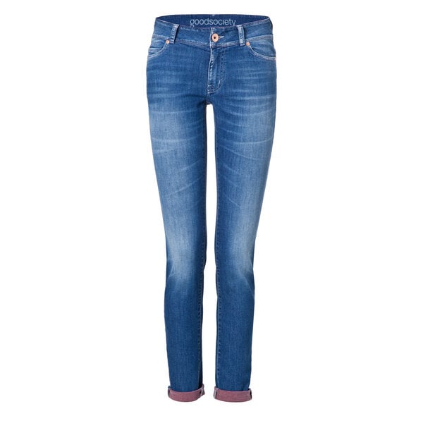 goodsociety Womens Slim Jeans Harrow Red Back von goodsociety