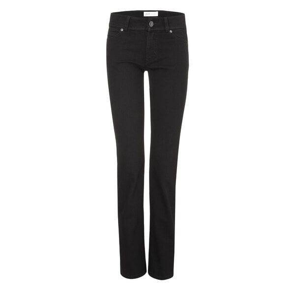 goodsociety Womens Straight Jeans Black One Wash von goodsociety