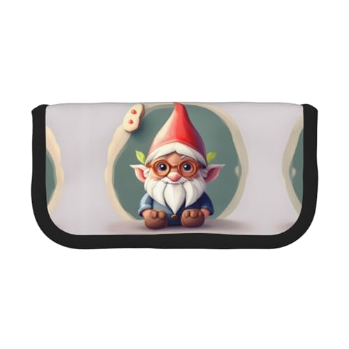 Federmäppchen aus Segeltuch mit niedlichem Zwerg – organisierte Aufbewahrung für Reisen und den täglichen Gebrauch, Federmäppchen, Make-up-Tasche von gopoo