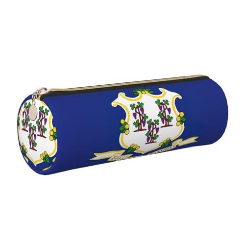 gopoo Connecticut Leder-Federmäppchen, schlanke ästhetische Ledertasche, Schreibwaren-Organizer-Tasche mit tragbarem Metallring, gold, Einheitsgröße, Kartenhalter gopoo Connecticut Leder-Federmäppchen, schlanke ästhetische Ledertasche, Schreibwaren-Organizer-Tasche mit tragbarem Metallring, gold, Einheitsgröße, Kartenhalter von gopoo