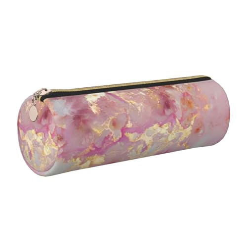 gopoo Federmäppchen aus Leder, mit Marmor-Textur, schmal, ästhetisches Leder, Schreibwaren-Organizer-Tasche mit tragbarem Metallring, gold, Einheitsgröße, Kartenhalter gopoo Federmäppchen aus Leder, mit Marmor-Textur, schmal, ästhetisches Leder, Schreibwaren-Organizer-Tasche mit tragbarem Metallring, gold, Einheitsgröße, Kartenhalter von gopoo