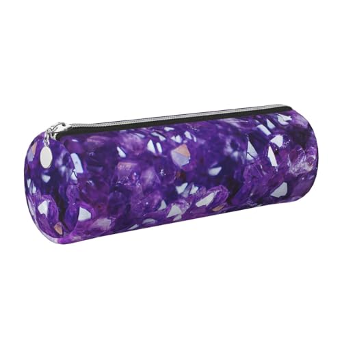 gopoo Federmäppchen aus Leder, mit Strasssteinen, schlankes ästhetisches Lederetui, Schreibwaren-Organizer-Tasche mit tragbarem Metallring, silber, Einheitsgröße, Kartenhalter gopoo Federmäppchen aus Leder, mit Strasssteinen, schlankes ästhetisches Lederetui, Schreibwaren-Organizer-Tasche mit tragbarem Metallring, silber, Einheitsgröße, Kartenhalter von gopoo