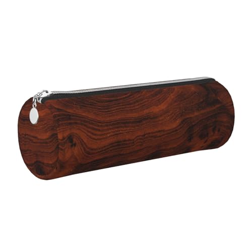 gopoo Federmäppchen aus Leder, schlankes ästhetisches Leder, Schreibwaren-Organizer-Tasche mit tragbarem Metallring, Rot, silber, Einheitsgröße, Kartenhalter gopoo Federmäppchen aus Leder, schlankes ästhetisches Leder, Schreibwaren-Organizer-Tasche mit tragbarem Metallring, Rot, silber, Einheitsgröße, Kartenhalter von gopoo