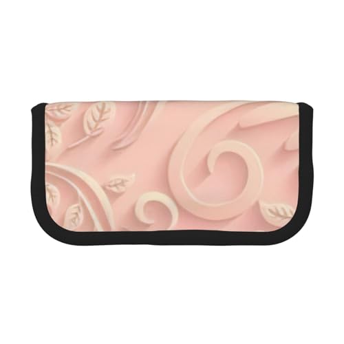 gopoo Federmäppchen aus Segeltuch mit klassischem Blumenmuster – organisierte Aufbewahrung für Reisen und den täglichen Gebrauch, Federmäppchen, Make-up-Tasche von gopoo