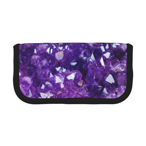 gopoo Federmäppchen aus Segeltuch mit rosa Kristalldiamanten – organisierte Aufbewahrung für Reisen und den täglichen Gebrauch, Federmäppchen, Make-up-Tasche von gopoo