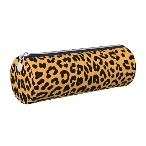 gopoo Leder-Federmäppchen mit Leopardenmuster, schlanke ästhetische Ledertasche, Schreibwaren-Organizer-Tasche mit tragbarem Metallring, silber, Einheitsgröße, Kartenhalter gopoo Leder-Federmäppchen mit Leopardenmuster, schlanke ästhetische Ledertasche, Schreibwaren-Organizer-Tasche mit tragbarem Metallring, silber, Einheitsgröße, Kartenhalter von gopoo