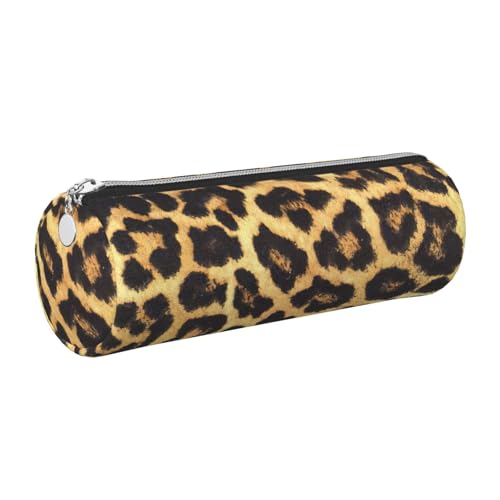 gopoo Leder-Federmäppchen mit Leopardenmuster, schlanke ästhetische Ledertasche, Schreibwaren-Organizer-Tasche mit tragbarem Metallring, silber, Einheitsgröße, Kartenhalter gopoo Leder-Federmäppchen mit Leopardenmuster, schlanke ästhetische Ledertasche, Schreibwaren-Organizer-Tasche mit tragbarem Metallring, silber, Einheitsgröße, Kartenhalter von gopoo