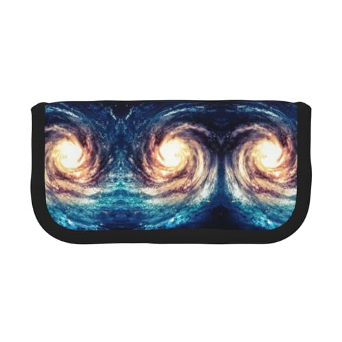 gopoo Universe Galactic System Federmäppchen aus Segeltuch, organisierte Aufbewahrung für Reisen und den täglichen Gebrauch, Federmäppchen, Make-up-Tasche von gopoo