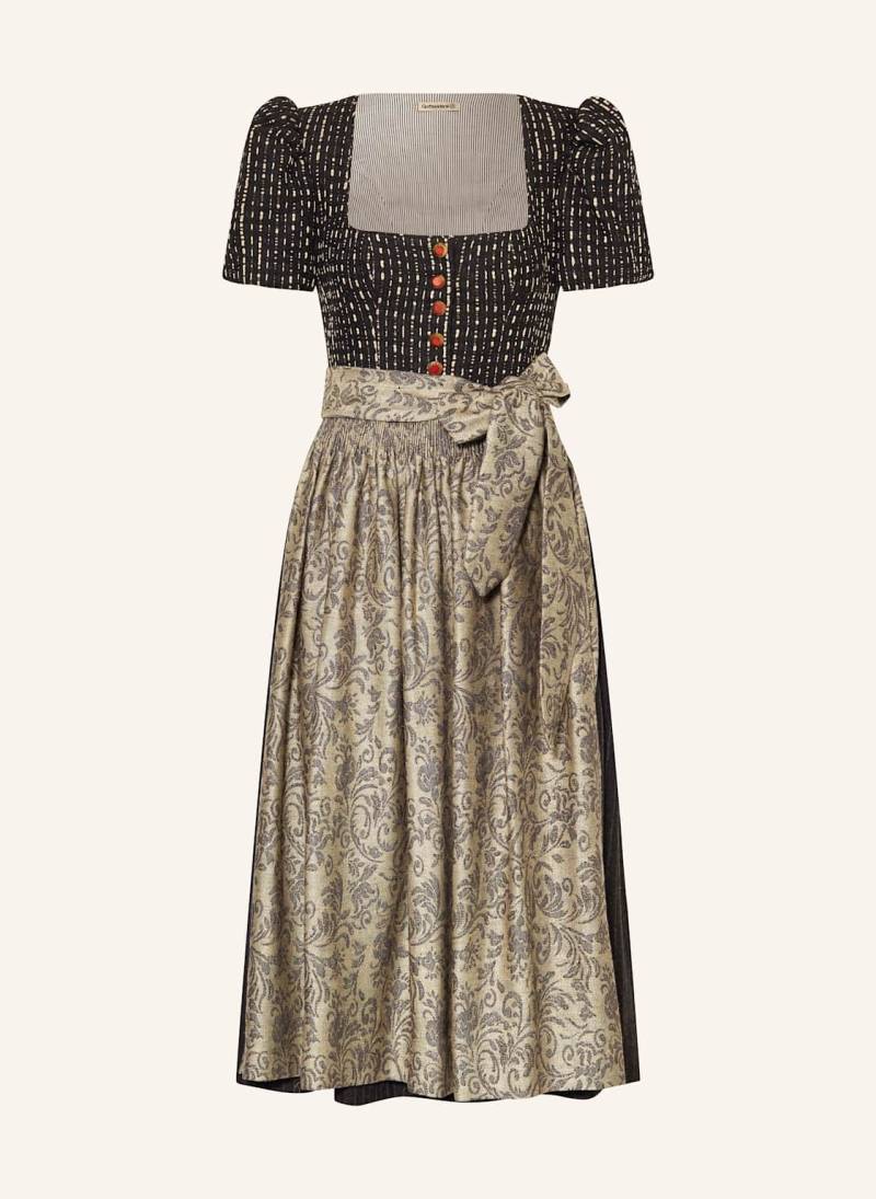 Gottseidank Dirndl Lorle Mit Glitzergarn schwarz von gottseidank