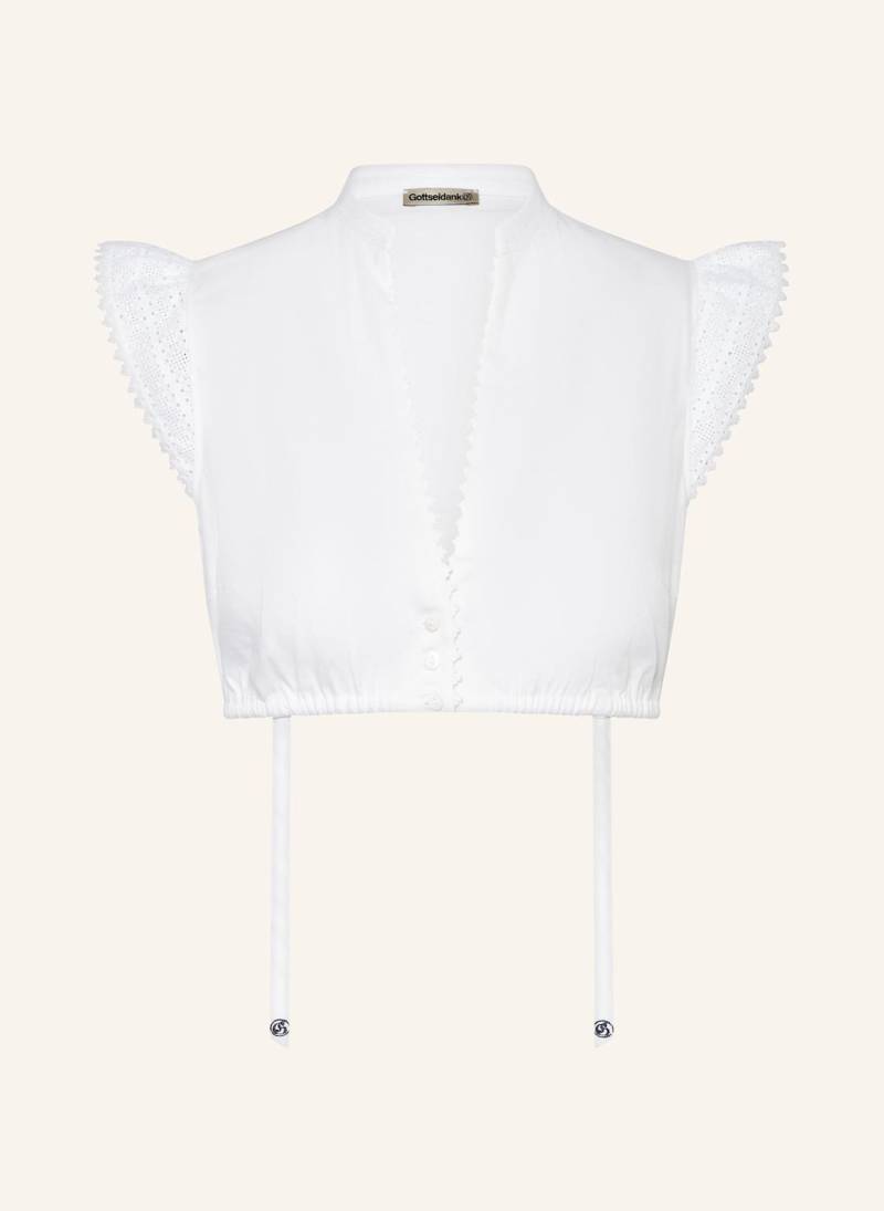 Gottseidank Dirndlbluse Josi weiss von gottseidank