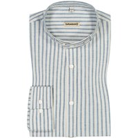 Gottseidank Stretch-Trachtenhemd mit Leinenanteil und Streifenmuster in XXL von gottseidank