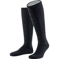 Gottseidank Trachtenstrümpfe Loisach mit Zopfmuster aus Schurwolle in 40-42 von gottseidank