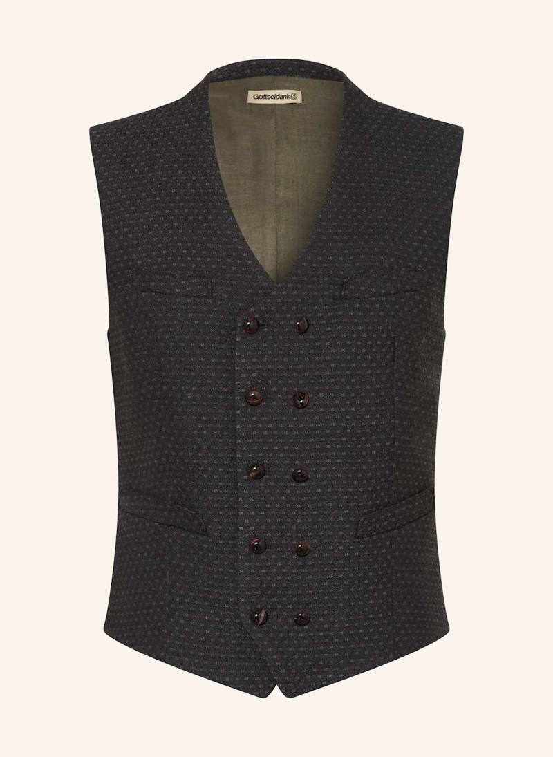 Gottseidank Trachtenweste Egeon grau von gottseidank