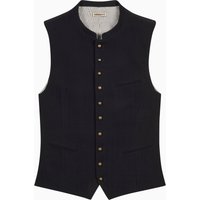 Gottseidank Trachtenweste aus Baumwolle mit Fischgrät-Muster in 44 von gottseidank