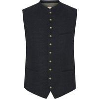 Gottseidank Trachtenweste mit Stehkragen aus Leinen-Mix in 50 von gottseidank