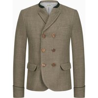 Gottseidank Zweireihiger Trachtenjanker aus Wolle mit Fischgrät-Muster in 50 von gottseidank