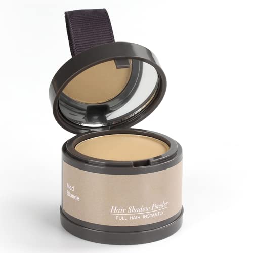 Gowwim Ansatzpuder, Ein Lang Anhaltender Hairline Powder Für Männer Und Frauen, Wasserfest Zum Abdecken Von Dünnen Haarpartien Und Grauen Haaren. (Mittelblond, 4g) von gowwim