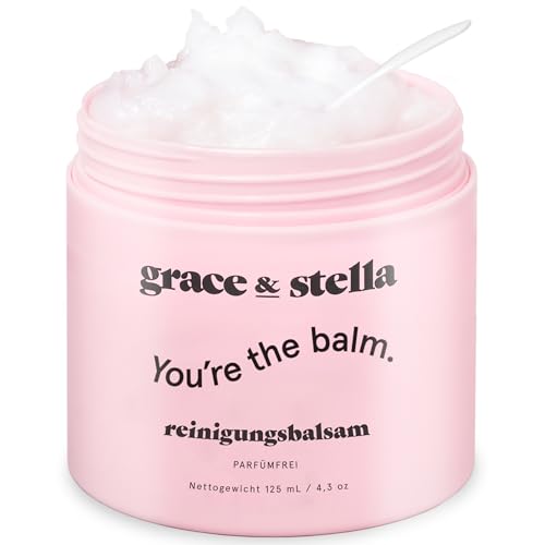 Reinigungsbalsam zum Abschminken, Entfernt Hartnäckiges Make-up, Wasserfeste Wimperntusche, Grundierung, Sonnenschutz, Sanftes Face Wash, Cleanser für Verunreinigungen, 125 ml Reinigungsbalsam zum Abschminken, Entfernt Hartnäckiges Make-up, Wasserfeste Wimperntusche, Grundierung, Sonnenschutz, Sanftes Face Wash, Cleanser für Verunreinigungen, 125 ml von grace & stella
