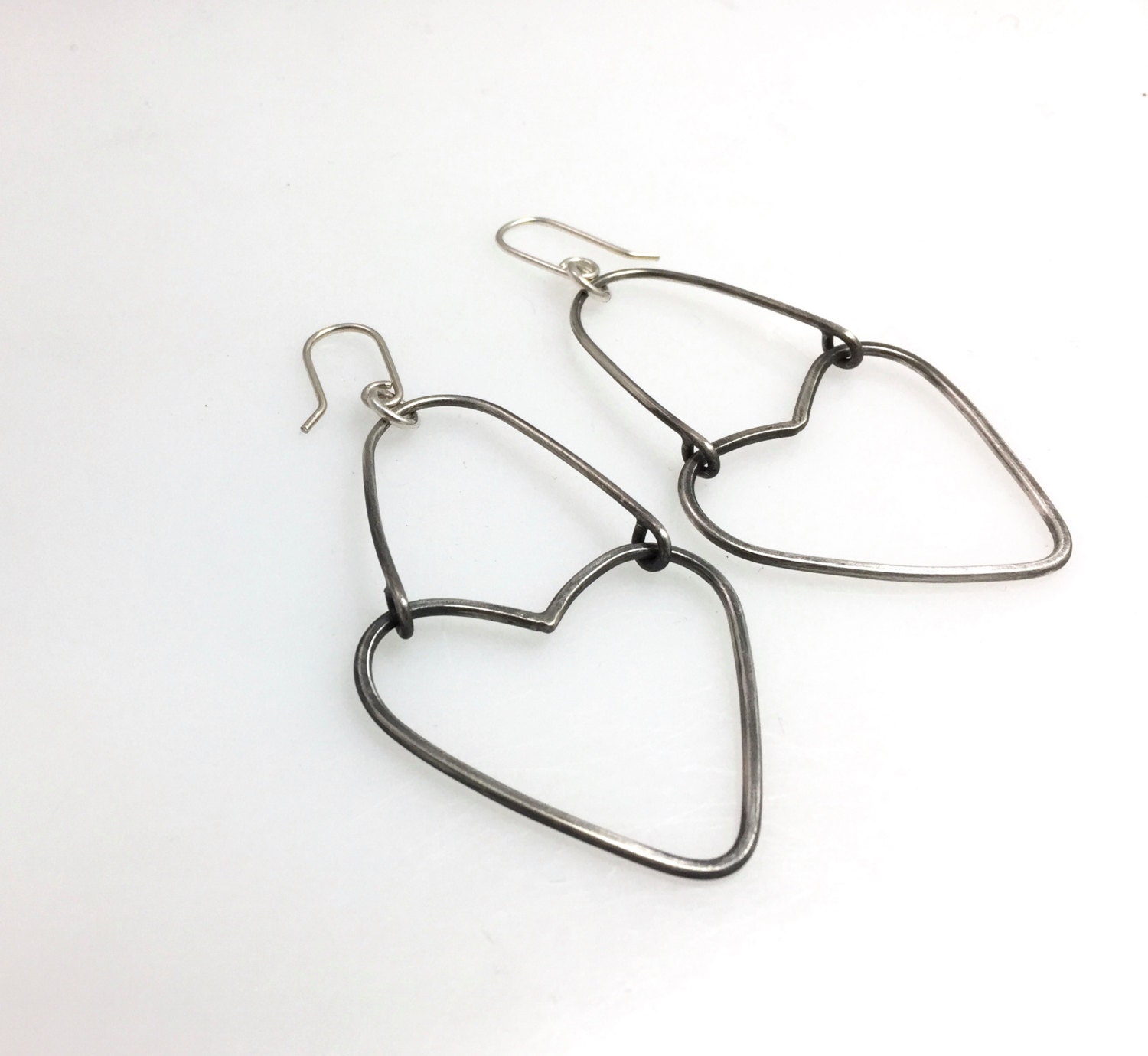 Große Herz Ohrringe Große Herz Ohrringe von gracehoganjewelry