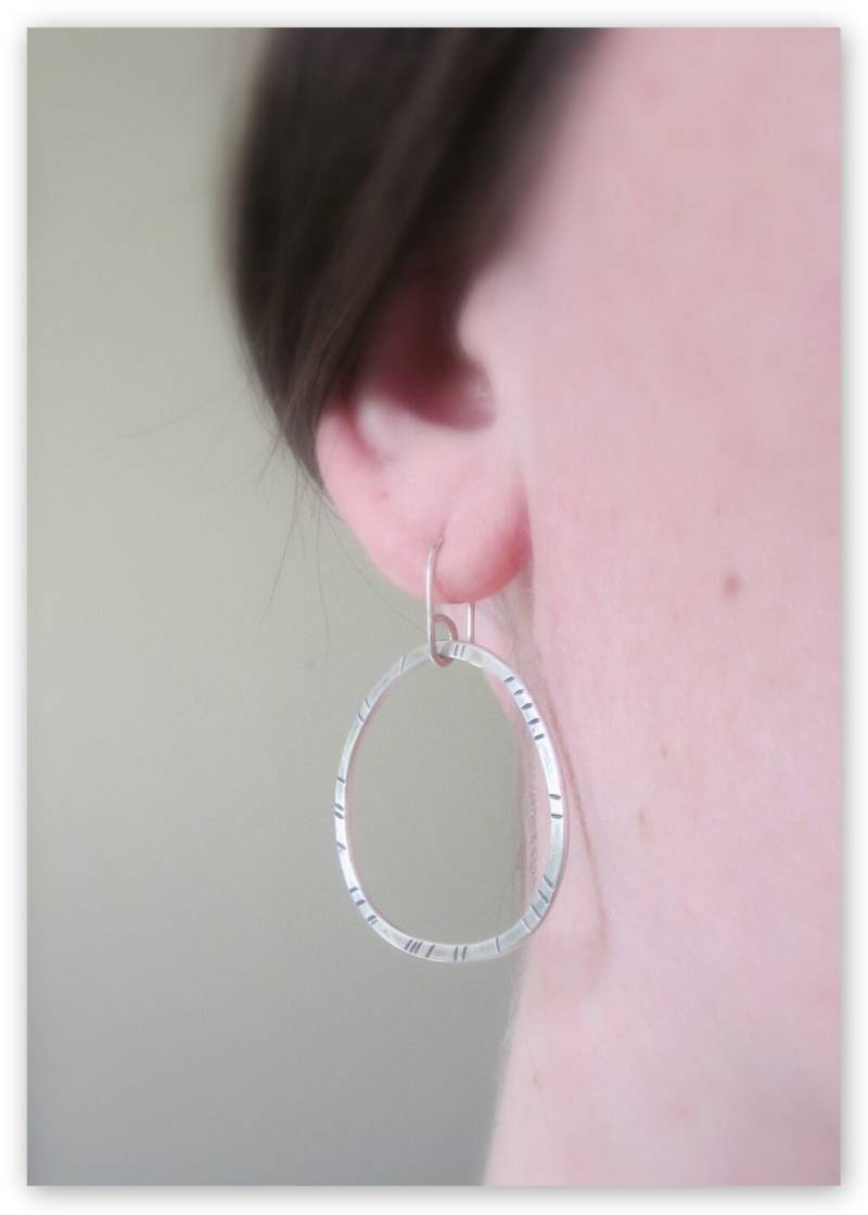 Sonnen Kreis Ohrringe Sonnen Kreis Ohrringe von gracehoganjewelry