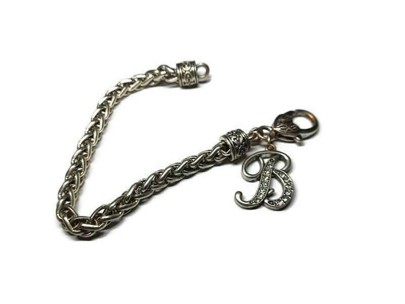 Vtg 80Er Initiale "B" Armband Silvertone von graceltd