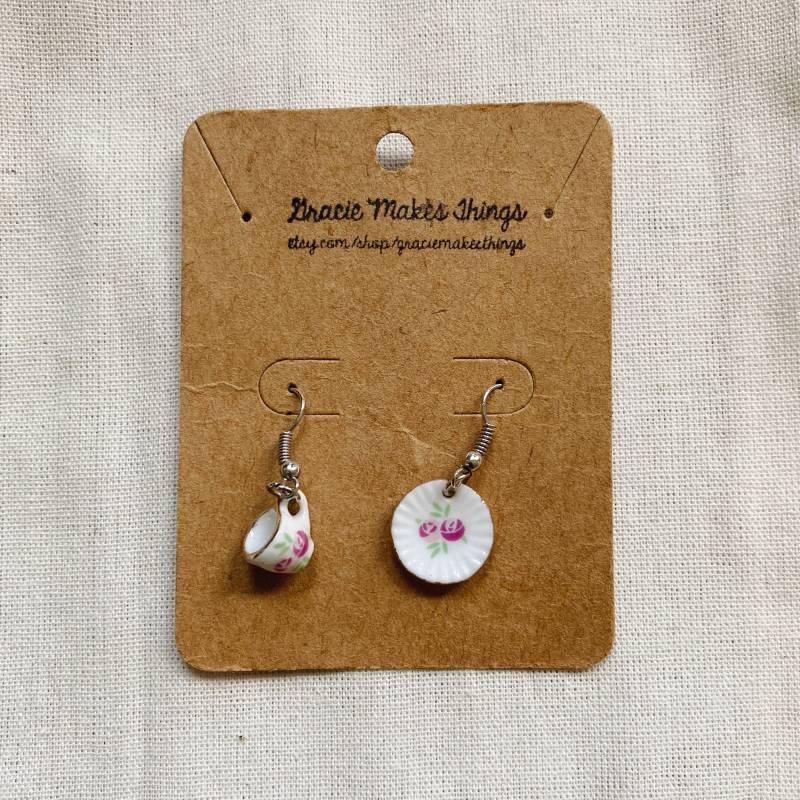 Tea Time Ohrringe von graciemakesthings