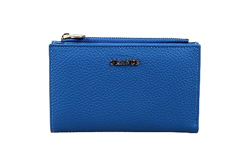 Grande -2804 Damen Geldbörse, Blau, Minimalistisch von grande