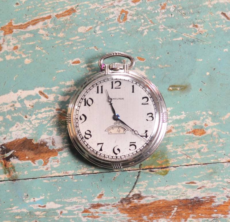 Herren Der 1930Er Jahre Hamilton Gold Gefüllt Taschenuhr Herren Der 1930Er Jahre Hamilton Gold Gefüllt Taschenuhr von grandfathersclocks