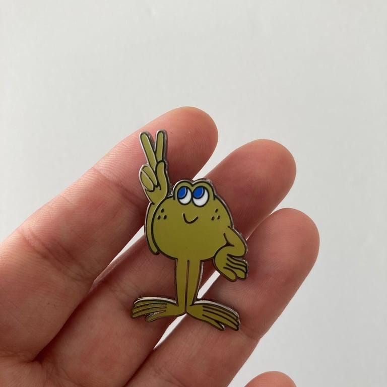 Froggy Friend Emaille-Pin Froggy Friend Emaille-Pin von grapefruities