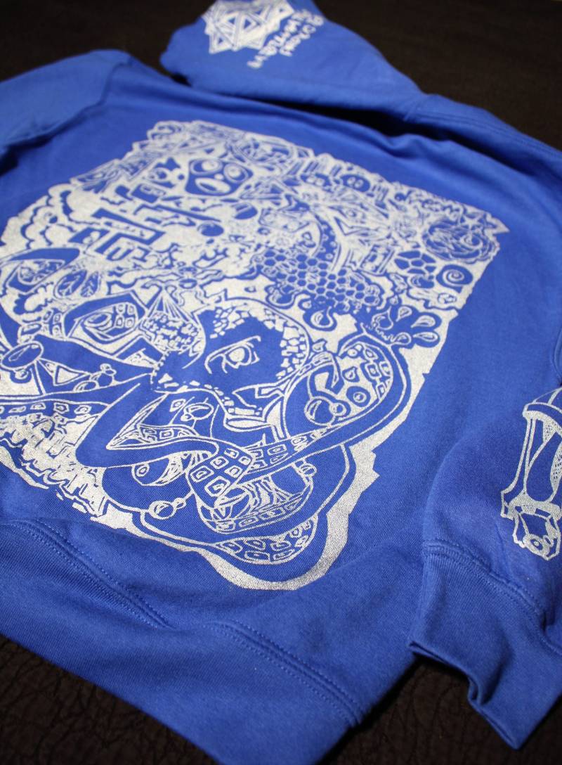 It Es Just Not Real Hoody | Blau von gratefulwhatnot