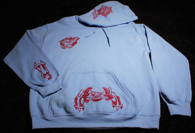 It's Just Not Real Kapuzenpullover | Hellblau von gratefulwhatnot