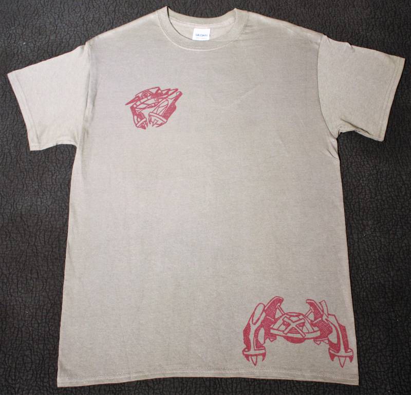 Roboter Shirt | Dunkelgrau von gratefulwhatnot