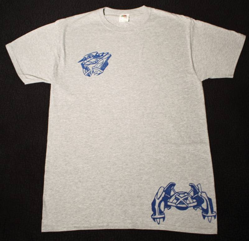 Roboter Shirt | Heather Grey von gratefulwhatnot