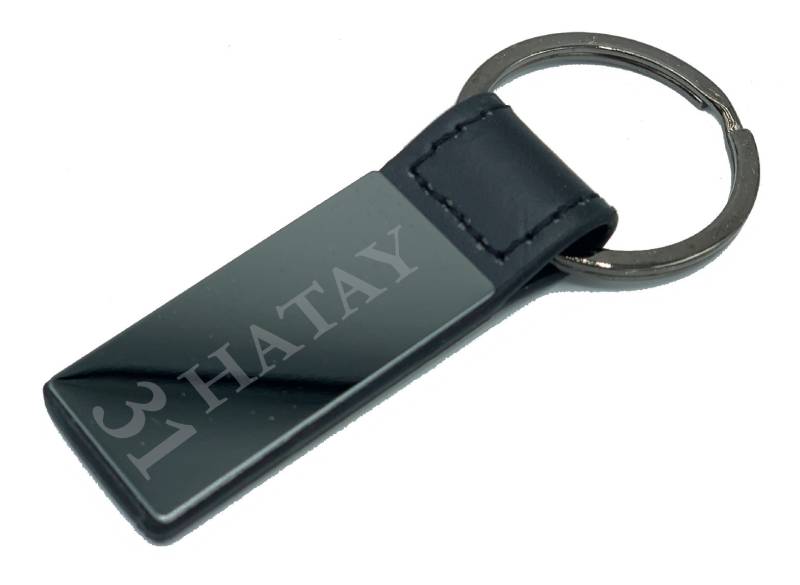 Schlüsselanhänger Reflects 31 Hatay Plaka Stadt Türkei Mit Laser-Gravur Edler Beschichtung von gravurprinz