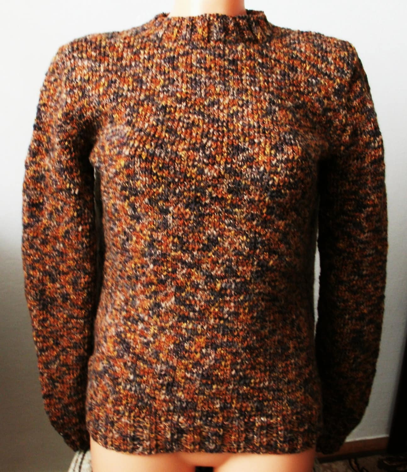 Gestrickter Multicolor Pullover Gestrickter Multicolor Pullover von grazynae