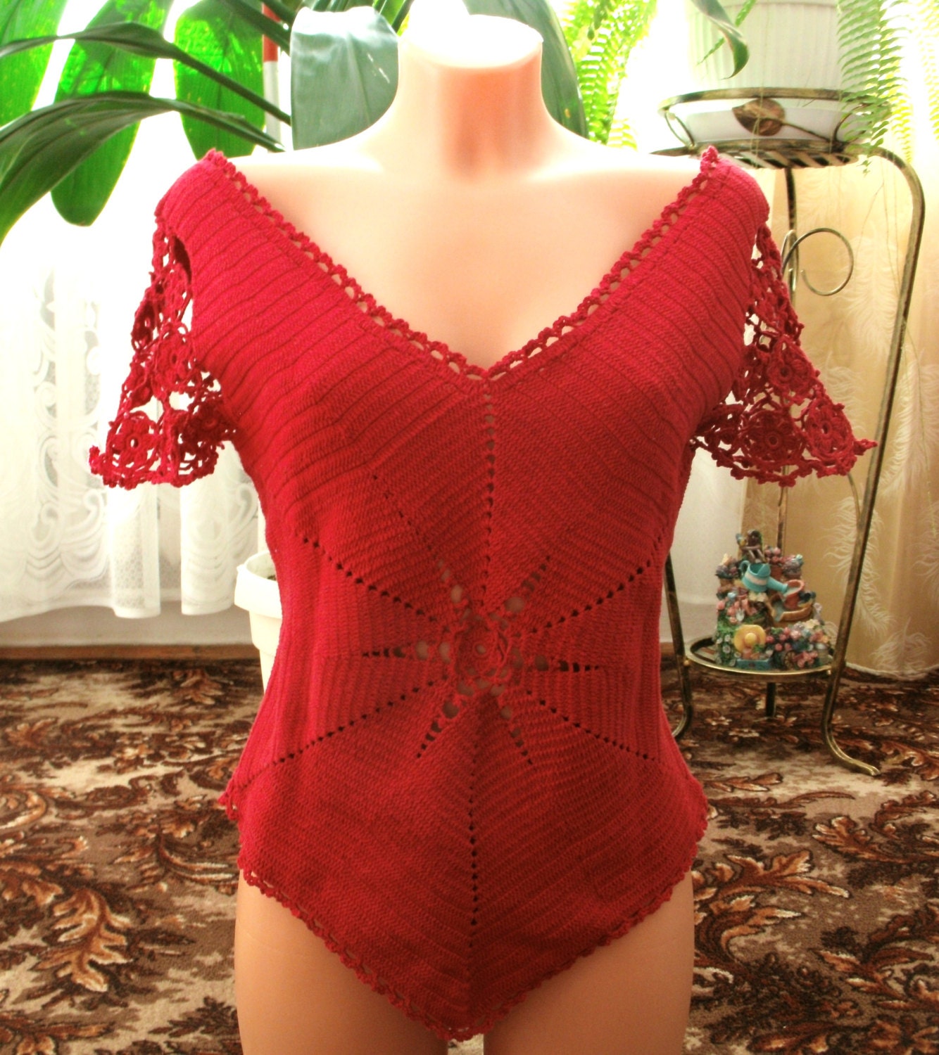 Sommerpullover Gehäkelt Sommerpullover Gehäkelt von grazynae