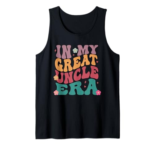 Groovy In My Great Uncle Era Great Onkel Baby Ankündigung Tank Top von great uncle baby announcement Father's Day uncle