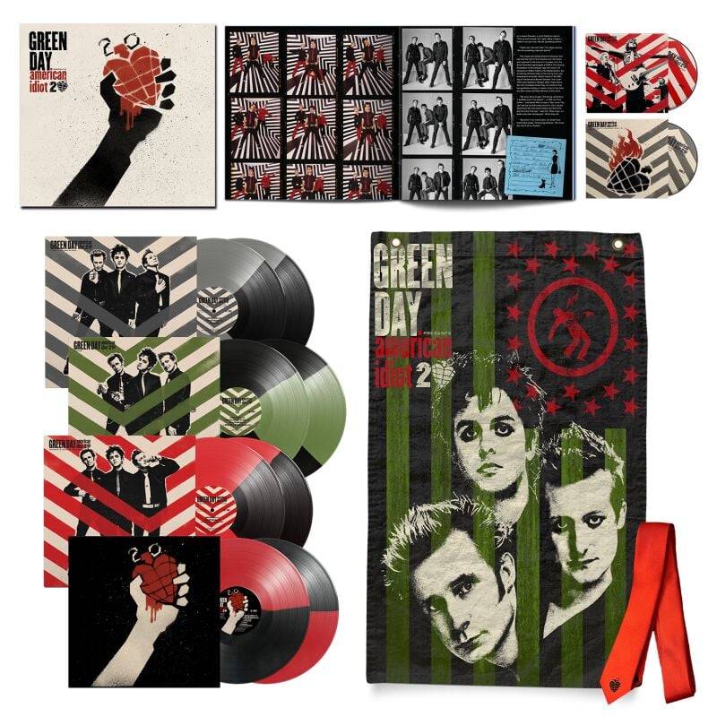 American idiot von Green Day - 8-LP & 2- Blu-ray (Boxset, Coloured, Limited Edition) von green day