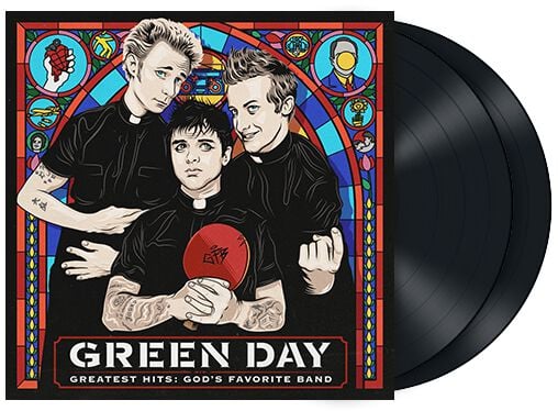 Green Day Greatest hits: God's favorite band LP multicolor von green day