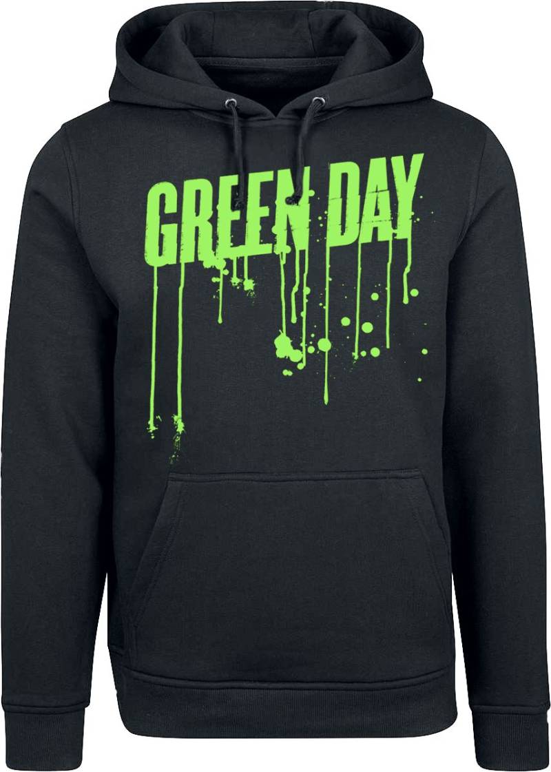 Green Day Kapuzenpullover - Revolution Drips - XL bis XXL - für Männer - Größe XXL - schwarz  - Lizenziertes Merchandise! von green day