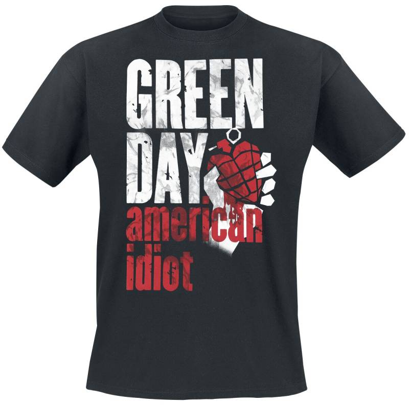 Green Day T-Shirt - Smoke Screen - S bis XXL - für Männer - Größe XXL - schwarz  - Lizenziertes Merchandise! von green day
