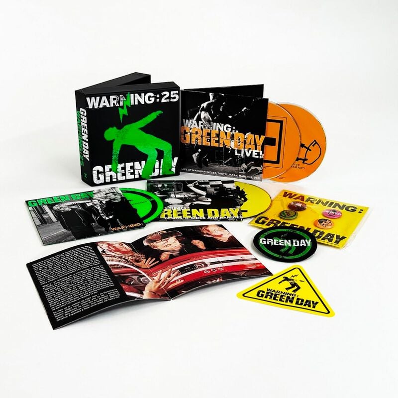 Green Day Warning (25th Anniversary Edition) CD multicolor von green day