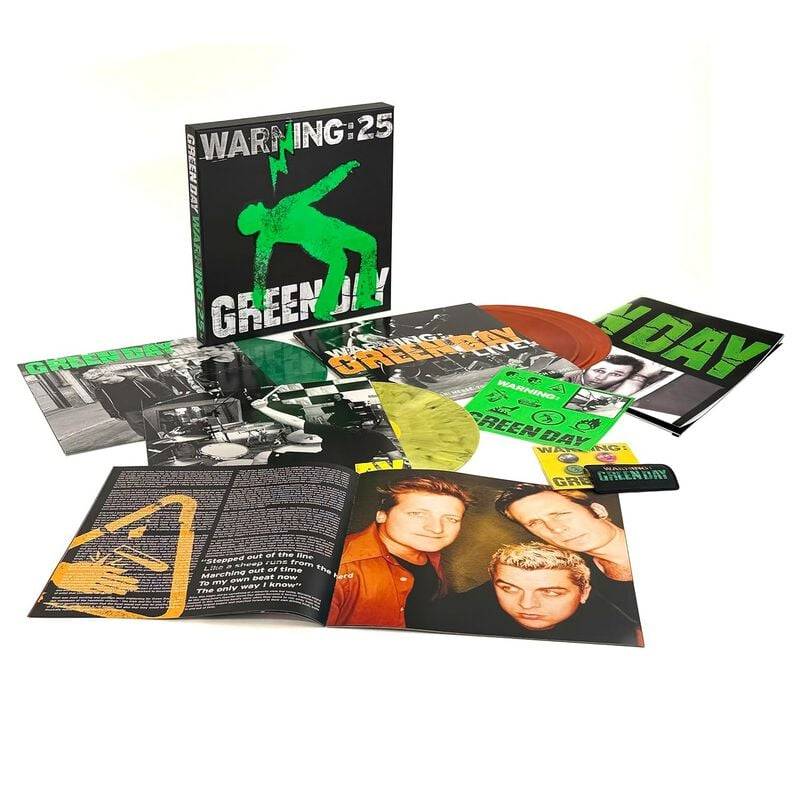 Green Day Warning (25th Anniversary Edition) LP multicolor von green day