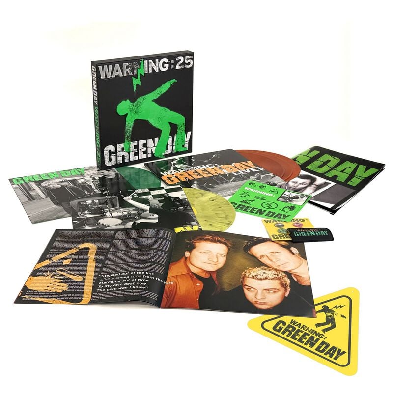 Warning (25th Anniversary Edition) von Green Day - 5-LP (Box, Coloured, Limited Edition, Super Deluxe Edition) von green day