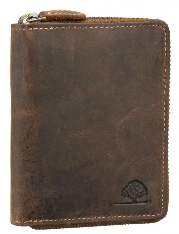 greenburry - Green Burry RV Komibörse 9C echt Leder sattelbraun Braun von greenburry