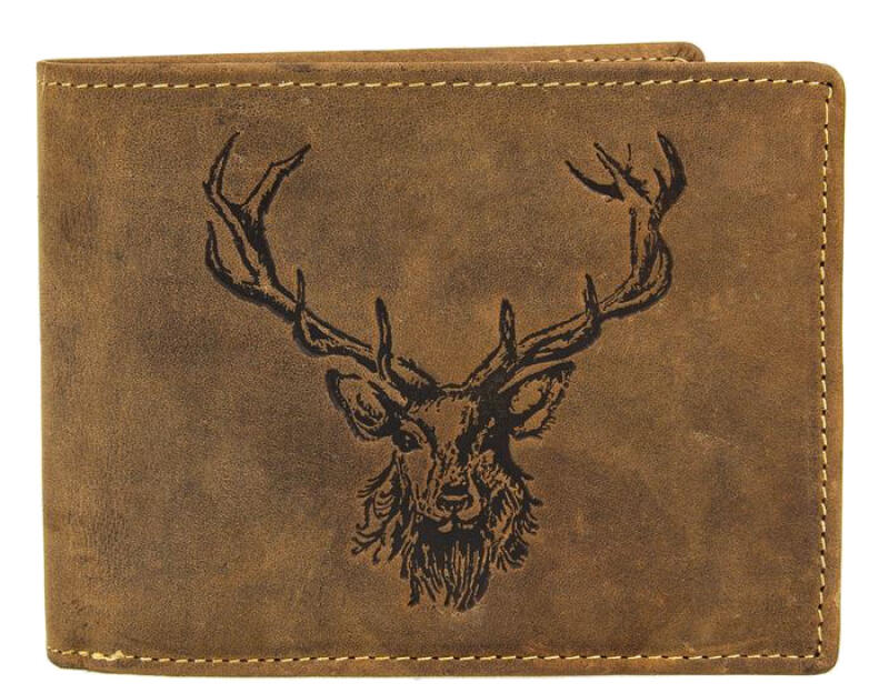 greenburry - Green Burry Scheintasche Animal Collection HG echt Leder sattelbraun Braun von greenburry