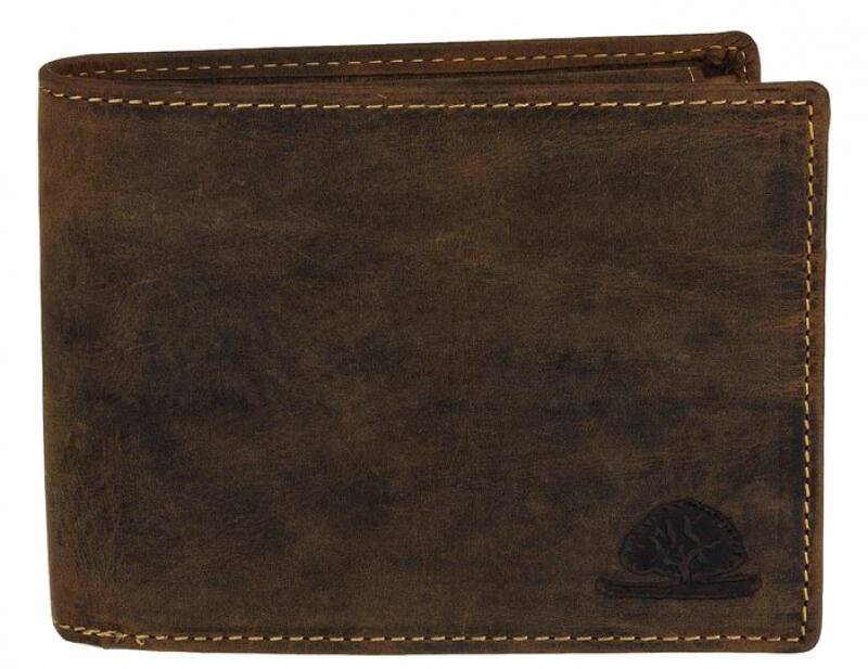 greenburry - Green Burry Scheintasche mit Klappe echt Leder sattelbraun Braun von greenburry