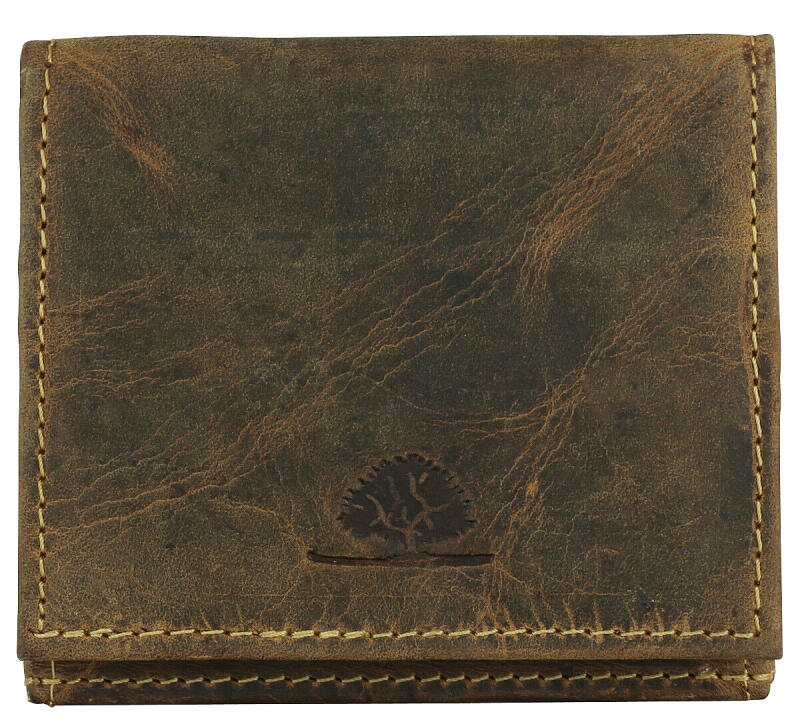 greenburry - Green Burry Wiener Schachtel 6C echt Leder sattelbraun Braun von greenburry