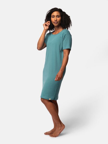 greenjama Damen Sleepshirt aus Derby-Rib, GOTS-zertifiziert von greenjama